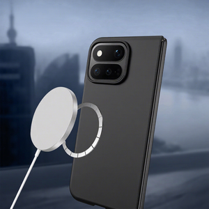 เคสแม่เหล็ก Huanmin สำหรับ Google Pixel 11 Pro Fold สีดำ วัสดุ PC รองรับการชาร์จไร้สาย ได้รับสิทธิบัตร - Product Image 1