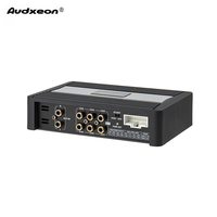 Processeur audio DSP 6 canaux, amplificateur de voiture 4 canaux classe AB 4x50W avec égaliseur 31 bandes pour haut-parleurs et caisson de basses