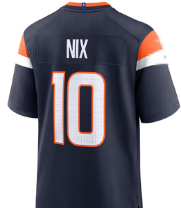 Maillots de football américain de haute qualité 2026 pour 32 équipes, Denver Broncos NIX # 10 T-shirts respirants à manches courtes - Product Image 2