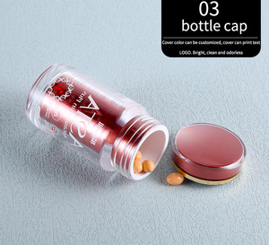 100 ml nhựa <span class=keywords><strong>Pill</strong></span> chai PS chất liệu với màn hình in ấn cho vitamin và bổ sung lưu trữ <span class=keywords><strong>container</strong></span> - Product Image 5