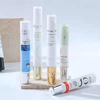 Tubes en plastique d'emballage en céramique et de tuyau de 10ml 15ml 20ml personnalisés Tube cométique de crème d'oeil pour l'usage cosmétique