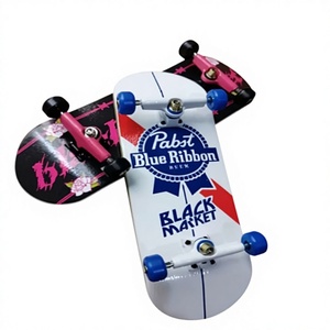 Wholesale Custom <b>Mini</b> Fingerboard Canadian Maple Deck 5 Ply Professional Wooden Finger Skateboard Durable Waterproof - Product Image 4