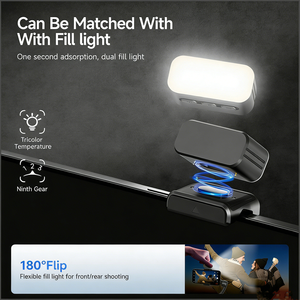 Trépied perche à selfie portable, design pliable pour une portabilité facile, boutons multifonctions, mode panoramique et mode clone, diffusion en direct - Product Image 5