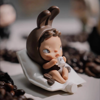 Prix de gros Figurines authentiques Sooya M Stand Beans Sooya Studio Minis Sooya M Coffee Series Figurine en vinyle Boîte mystère avec 6 pièces
