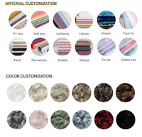 DERAN nouveau labubu moelleux floue diapositives pantoufles Animal en peluche maison diapositives femmes hiver confortable chaud chaussures broderie pantoufle personnalisée