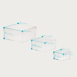 Caja de acrílico con tapa, elevadores de Buffet, cubos cuadrados, juego de exhibición de mesa de postre, exhibición de elevadores de alimentos para cajas de acrílico transparente de fiesta - Product Image 5