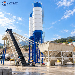 Planta Dosificadora de Concreto Corey HZS90 de Operación Estable, Control Automático por PLC, 90m³/h, Baja Tasa de Fallos, para Trabajos de Infraestructura - Product Image 1