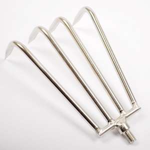 Stainless Steel Fishing <b>Weed</b> Rake Four Toothed Freshwater Fish Harvesting <b>Tool</b> For Beachcombing And Angling Accessories - Product Image 1