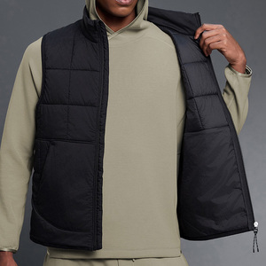 Roregal 2025 alta calidad moda Casual logotipo personalizado hombres chaleco ligero sin mangas invierno cálido abrigo chaleco para hombres - Product Image 2