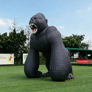 Gorila Inflable Gigante <span class=keywords><strong>de</strong></span> 8m para Publicidad en Exteriores, Modelo Realista <span class=keywords><strong>de</strong></span> <span class=keywords><strong>King</strong></span> <span class=keywords><strong>Kong</strong></span> con Oxford 300D y Ventilador Incorporado para Decoración <span class=keywords><strong>de</strong></span> Eventos - Product Image 2