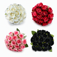 Ramo de Girasoles Artificiales para Novia, Estilo Rústico Americano, Ramo de Flores de Eucalipto, Regalo para el Día de la Madre, Ramo Floral Artificial