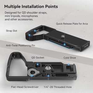 Placa Base SmallRig para <span class=keywords><strong>Sony</strong></span> <span class=keywords><strong>A7R</strong></span> <span class=keywords><strong>V</strong></span>/A7 IV, Placa de Montaje Inferior con Placa de Liberación Rápida para Arca, Anti-Arañazos, para el Sistema DE LA Serie Arca, para la Parte DE LA Parte de Arca - Product Image 5
