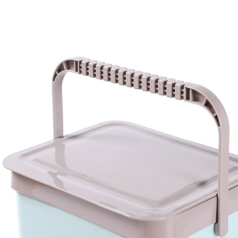Más nuevo y más Favorable cubo con tapa coche basura clásico de basura de plástico Bin