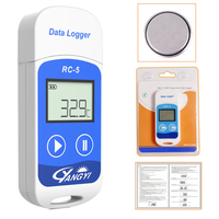 Thermomètre enregistreur de température USB à écran LCD RC-5, enregistreur de données de température numérique pour chaîne froide médicale