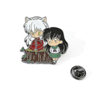 Precio de fábrica <span class=keywords><strong>Inuyasha</strong></span> Higurashi <span class=keywords><strong>Kagome</strong></span> combinación alfileres personalizados Logotipo de Metal insignias Anime Cosplay aleación esmalte Pin fabricantes - Product Image 2