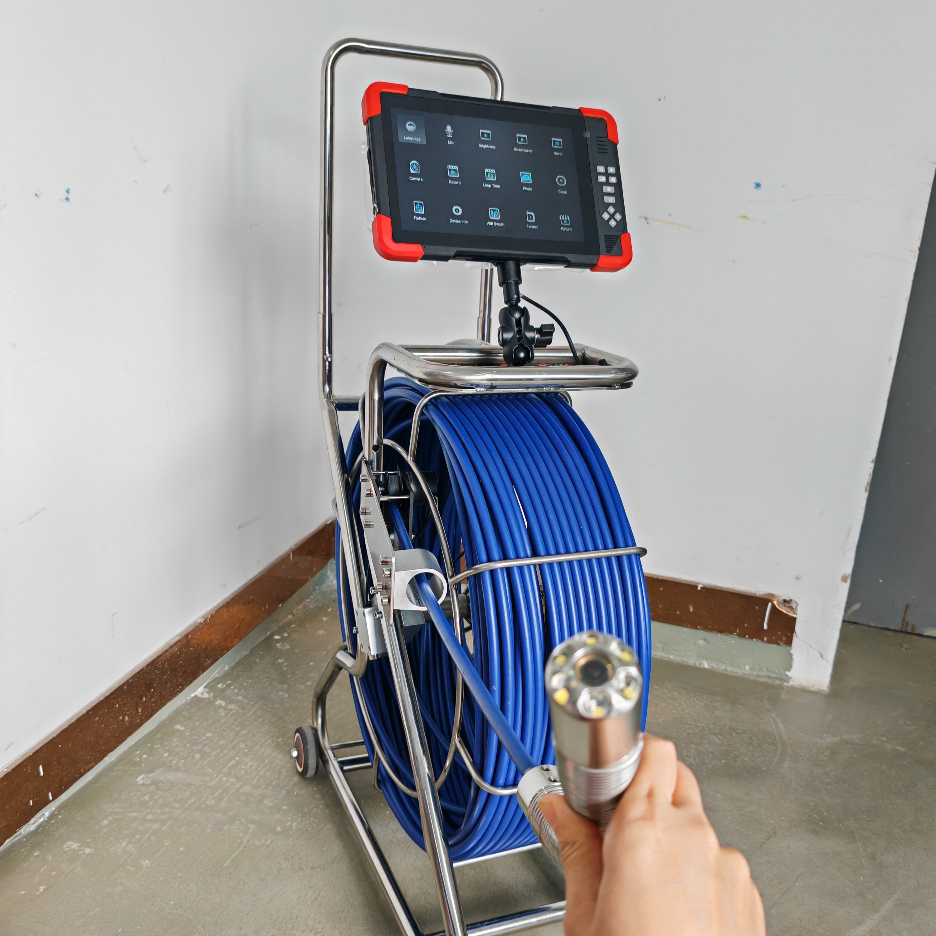 Caméra D'inspection De Tuyaux Avec Sonde Auto-niveau 512Hz - Idéale Pour égouts Et Drainages