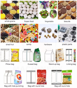 Máquina de envasado de barras de cereales y frutas secas con pesaje completamente automático, pesadora multicabezal estándar de 2.5L y 10 cabezales - Product Image 6