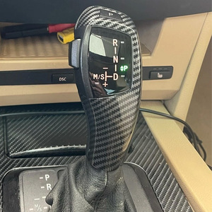 BMW Electronic <b>Shift</b> <b>Knob</b> LED Carbon Fiber Automatic Transmission Gear Lever Modification Accessory - Product Image 4
