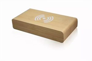 לוח אלחוטי טעינת תחנת 15w נייד עץ אלחוטי נייד טלפון מטען Stand עבור Iphone - Product Image 2