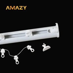 Ceiling Mounted Metal Curtain Track Curtain Track Fixing Widely Application Aluminium Curtain Rails