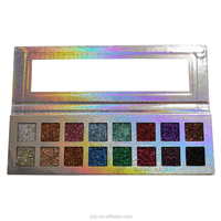 Palet Eyeshadow Glitter berpigmen tinggi, 16 warna Eye Shadow kering tahan air Makeup untuk mata wajah harga pabrik