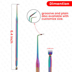 Outil séparateur en acier inoxydable pour lifting des cils, teinture, permanente, extension de cils, séparateur de teinture, aiguille par Bahasa Pro - Product Image 3