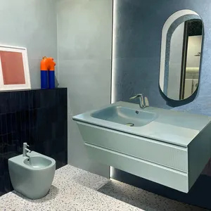 Luxe sanitaire gris tapis wc céramique sanitaire baguette placard cuvette ensemble de toilette placard couplé suite basique W/C lavage une pièce wcs