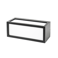 Lampe murale à LED rectangulaire en aluminium de haute qualité pour l'extérieur