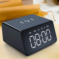 Draadloos opladen Desktop Mobiele telefoon Draadloze oplader LED Slimme wekker Nachtkastje Klok 15W draadloze oplader