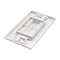 Plaque murale flexible en silicone pour entrée et passage de câbles, norme américaine 1 gang