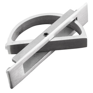 304 Stainless Steel Recessed Handle Rectangle Modern Minimalist Drawer Furniture Handle Storage Closet Use - Product Image 3