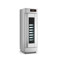Série de luxe 13 plateaux 1 porte électrique en acier inoxydable porte Proofer bouton contrôle armoire de Fermentation