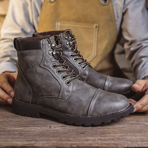 รองเท้าบูททำงา<span class=keywords><strong>น</strong></span>ผู้ชายสไตล์เรโทร แฟชั่นลำลอง กั<span class=keywords><strong>น</strong></span><span class=keywords><strong>น</strong></span>้ำ ป้องกั<span class=keywords><strong>น</strong></span>อั<span class=keywords><strong>น</strong></span>ตราย บุฉนวนยาง ยี่ห้อ 2026 รองเท้าบูทมาร์<span class=keywords><strong>ติ</strong></span><span class=keywords><strong>น</strong></span>หนังผู้ชายใส่สบาย - Product Image 6
