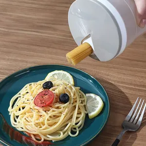 Boîte de rangement carrée hermétique pour nouilles, empilable, écologique, en plastique alimentaire, avec compartiments gradués pour la cuisine - Product Image 2