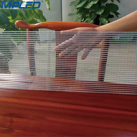 Panneau d'affichage LED en verre Transparent et Flexible, panneau LED coloré d'intérieur, panneau LED, écran de Film LED, nouvelle technologie Invisible PCB