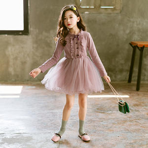 Online Shop China <b>Children</b> Clothes Vintage Lace Baby <b>Princess</b> Girls Layered <b>Dress</b> From China Supplier - Product Image 6