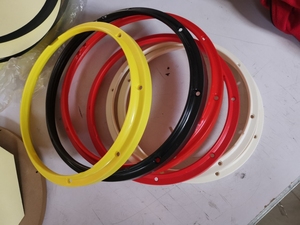 10" 12" Plastic Drum <strong>Practice</strong> <strong>Pad</strong> Hoops - Product Image 1