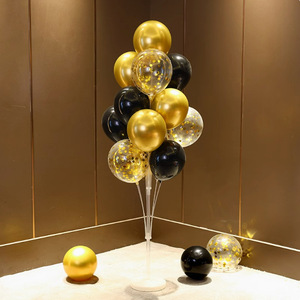 Kit Colonna di Palloncini in Lattice Ecologico con Base per Coriandoli, Supporto per Palo, Torre Decorativa per Sfondi, Matrimoni, Festa della Mamma, <span class=keywords><strong>Halloween</strong></span> - Product Image 1