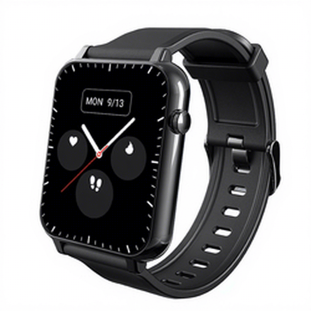 2113F Square Heart Rate Monitor Smart Watch 1.65In Big AMOLED Screen for Waterproof Fitness Android SOS Button