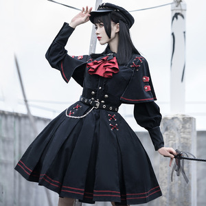 Vestidos Lolita de Fiesta Negros para Adolescentes y Mujeres, Estilo Gótico Vintage de Lujo, Disfraces de Cosplay para Chicas - Product Image 4