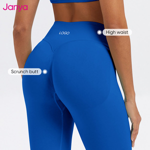 Janya Leggings de sport respirants pour femme, contrôle du ventre, vêtements de sport serrés, fessier galbé, taille haute, sans couture, leggings de yoga - Product Image 3