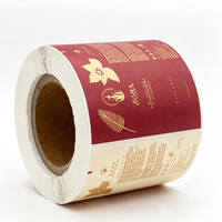 Etiqueta de Vinilo Impermeable con Logotipo Personalizado, Etiqueta Cosmética con Lámina Dorada para el Cuidado de la Piel, Rollo de Etiquetas Impresas para Envases de Jabón Corporal, Botellas de Agua y Aceite