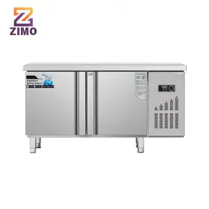 Congélateur en acier inoxydable table de travail commerciale refroidisseur congélateur réfrigérateur sous le réfrigérateur de comptoir