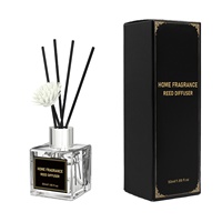 Bouteille de diffuseur de roseaux 50 ml, diffuseur de roseaux en gros, emballage personnalisé, diffuseur d'huiles essentielles