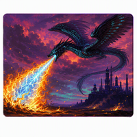 Tapis de souris de jeu Tigerwings personnalisés à surface lisse, impression par transfert thermique par sublimation, grands tapis de bureau