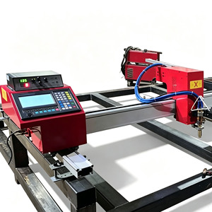 Découpeuse plasma CNC à portique léger pour tôles métalliques, numérique, automatique, haute précision, servomoteur 380V - Product Image 1