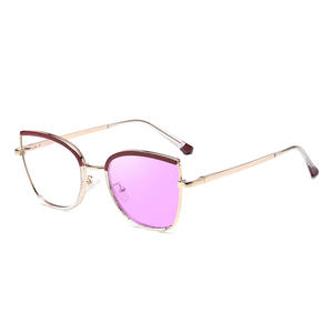 Nuevas monturas ópticas Cat Eye para mujer, gafas fotocromáticas anti luz azul, protección UV400, diseño de alta gama HL 95011 - Product Image 1