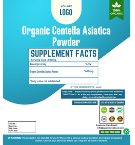 Suministro de fábrica al por mayor Extracto de Centella Asiatica 100% Polvo orgánico natural de Centella Asiatica Directo de proveedores indios - Product Image 2