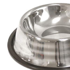 Tazón para Perros y Comedero para Mascotas de 22 cm, Ecológico, con Acabado Cepillado, para Uso en Exteriores y Viajes - Product Image 5