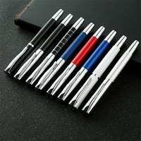 Stylo à bille de luxe en cuir et étui Gemfully, ensemble de stylos gel uniques avec technologie de pointe, livré en coffret